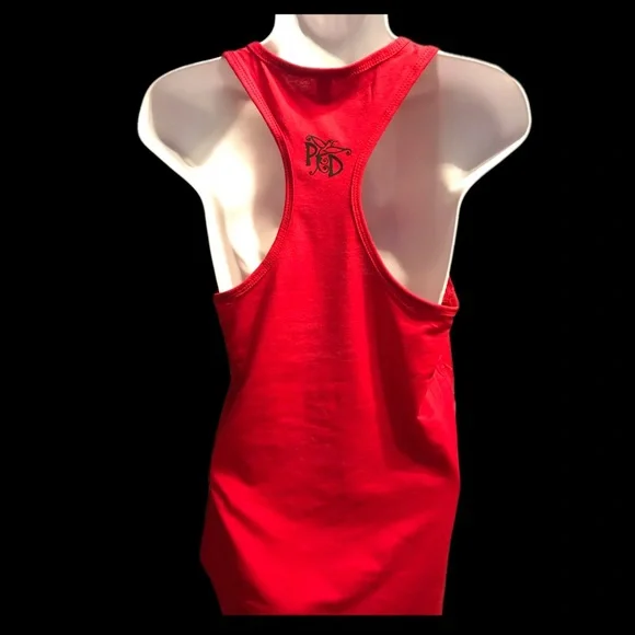 Betty Boop Red Racerback Tank Top - Picture 4 of 4